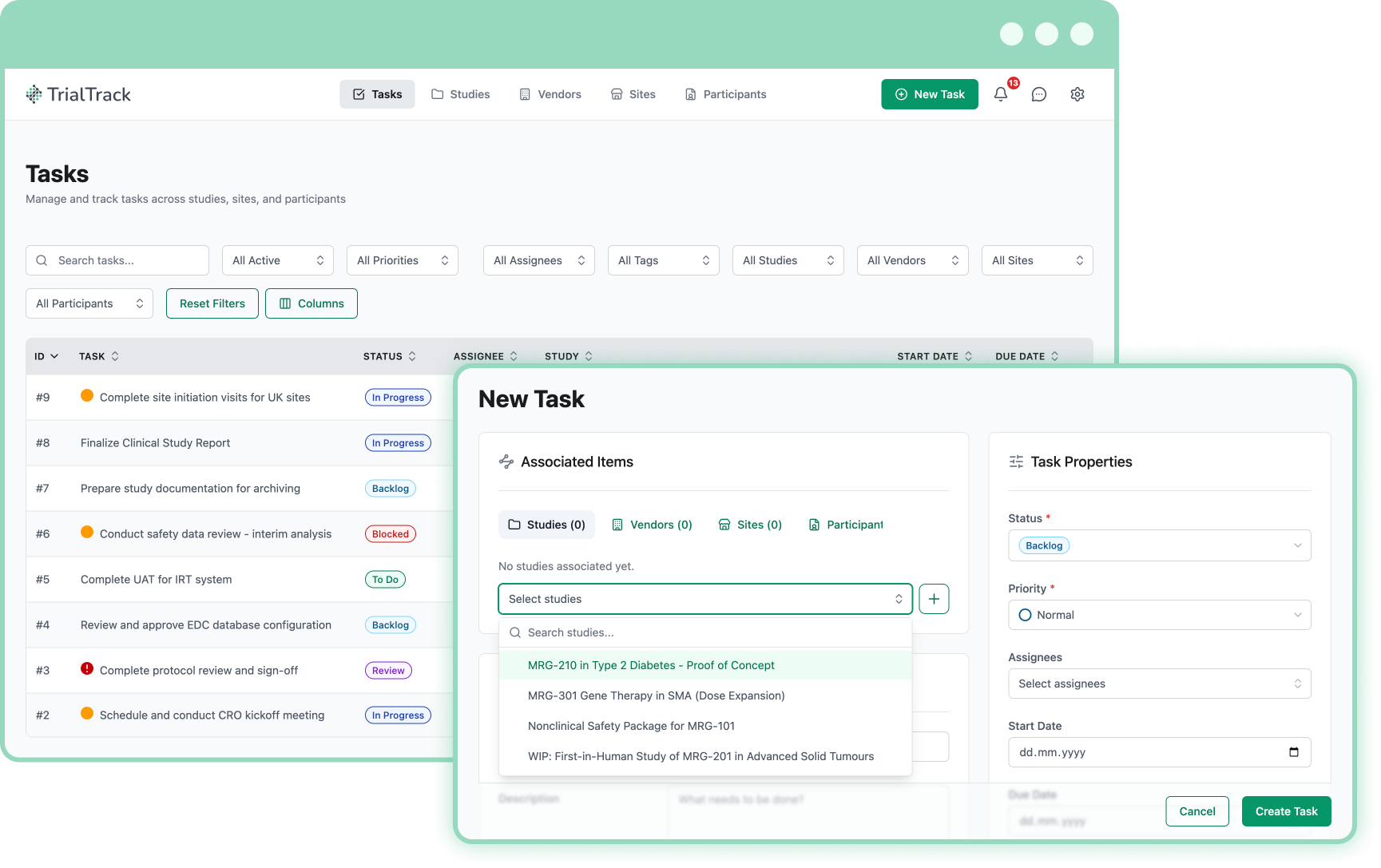 Task Management Dashboard